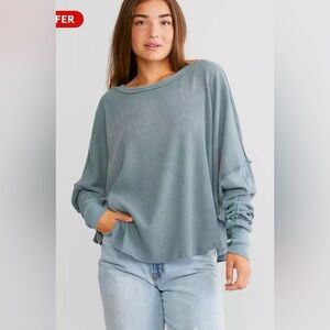 Free people drop the mic thermal NWT